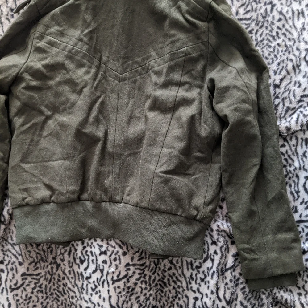 Wool bomber coat - Picture 10 of 10